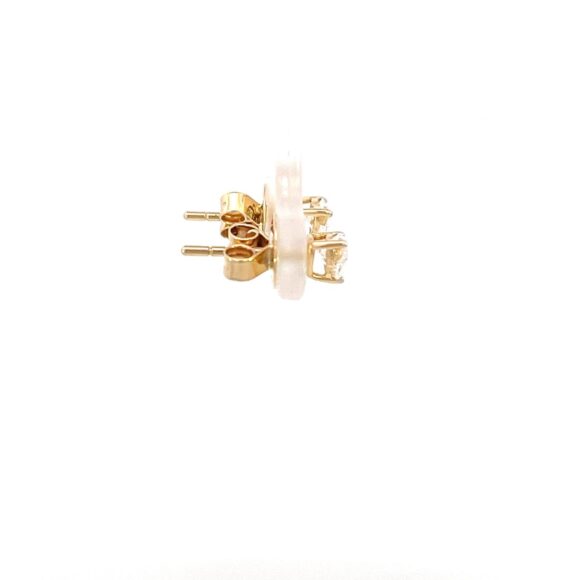 0.65 Carat Heart Shape Earrings - Image 3