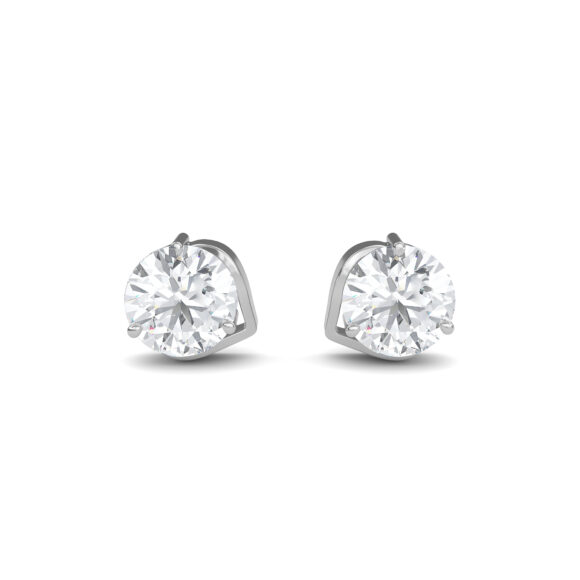 TrueSpark Round Diamond Earrings