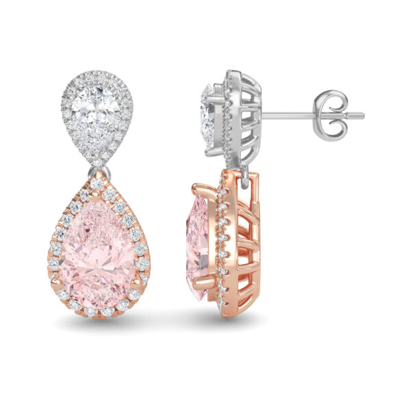 Rosewater Drip Earrings - Image 2