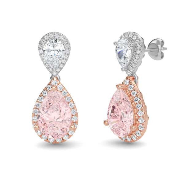 Rosewater Drip Earrings - Image 4