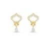Floral Brilliance Diamond Earrings