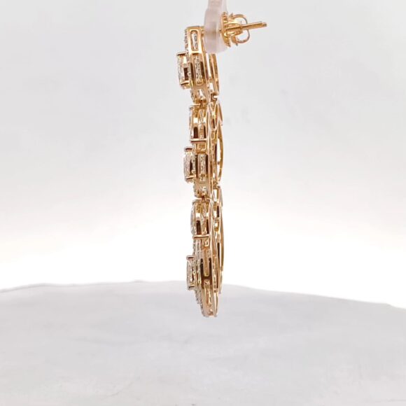 Royal Rainleaf Dangler Earrings - Image 2