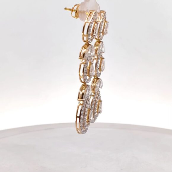 Royal Rainleaf Dangler Earrings - Image 4
