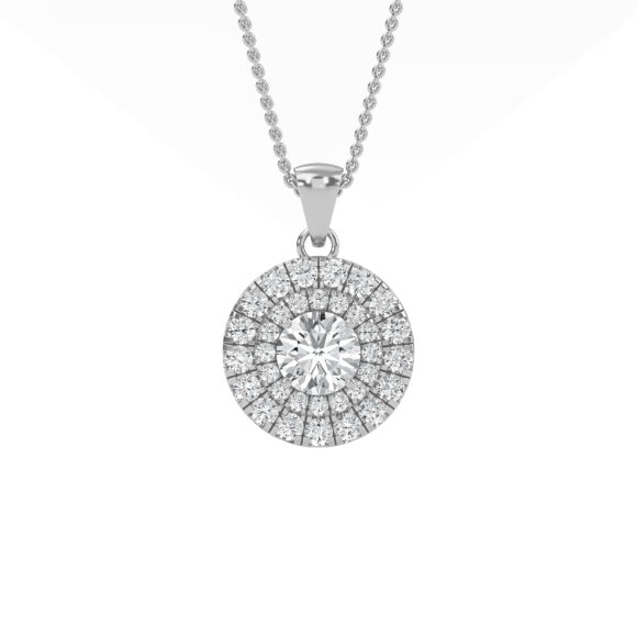Brilliant Round Diamond Pendant