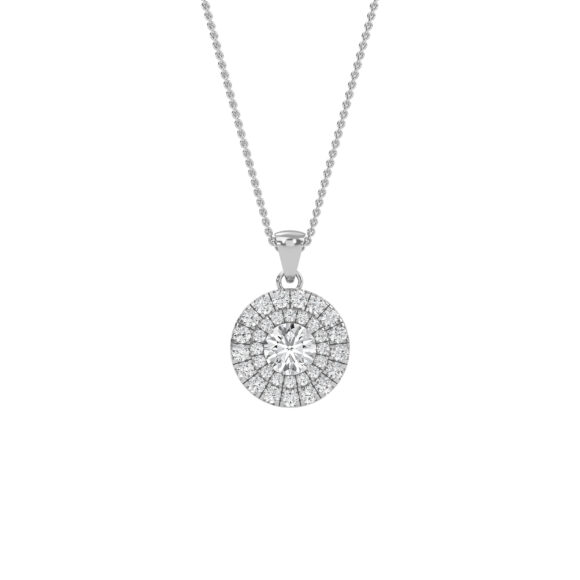 Brilliant Round Diamond Pendant - Image 2