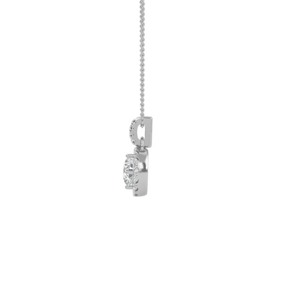 Dazzling Round Diamond Pendant - Image 4