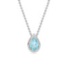 Blue Tear Drop Pendant