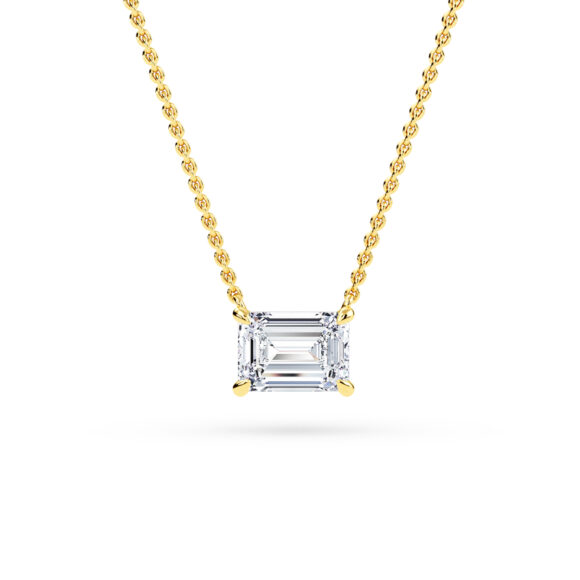 Delicate Emerald Pendant - Image 2