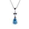 Mesmerizing Pear-Shaped Blue Pendant
