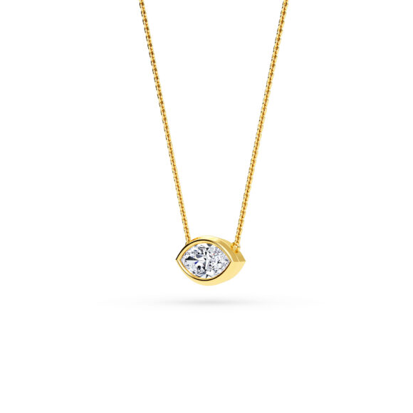 Stellar Marquise Gold Pendant - Image 3