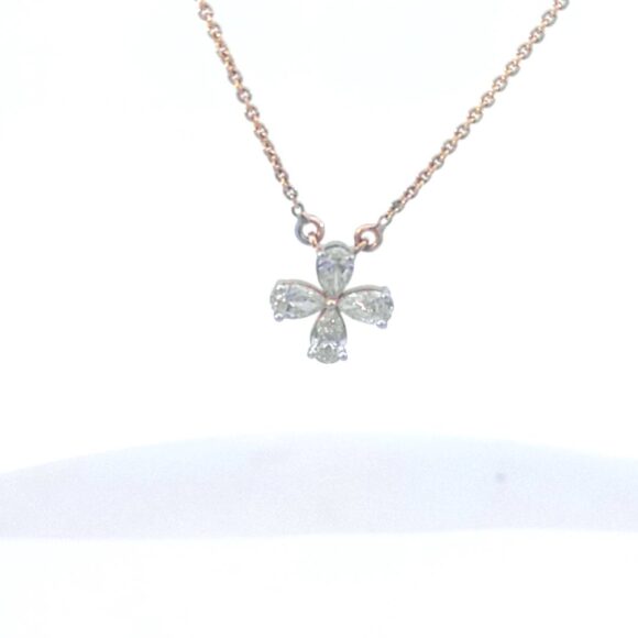 Petite flower pendant
