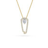 Sleek Spark Diamond Pendant