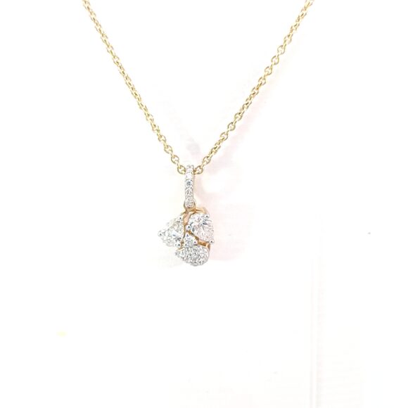 Effortless Glamour Diamond Pendant - Image 2