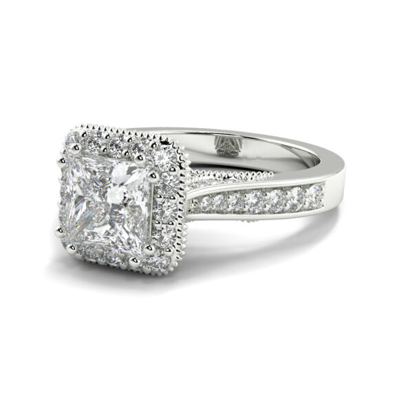 Regal Halo Princess Ring - Image 4