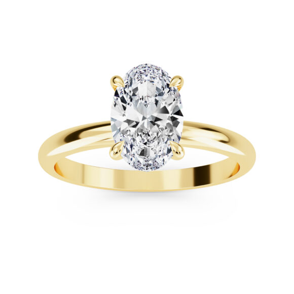 3 Carat Oval Solitaire Ring