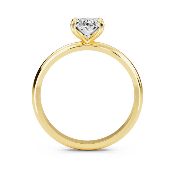 3 Carat Oval Solitaire Ring - Image 4