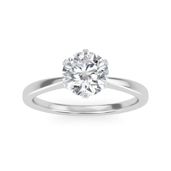 1 Carat Solitaire in White Gold