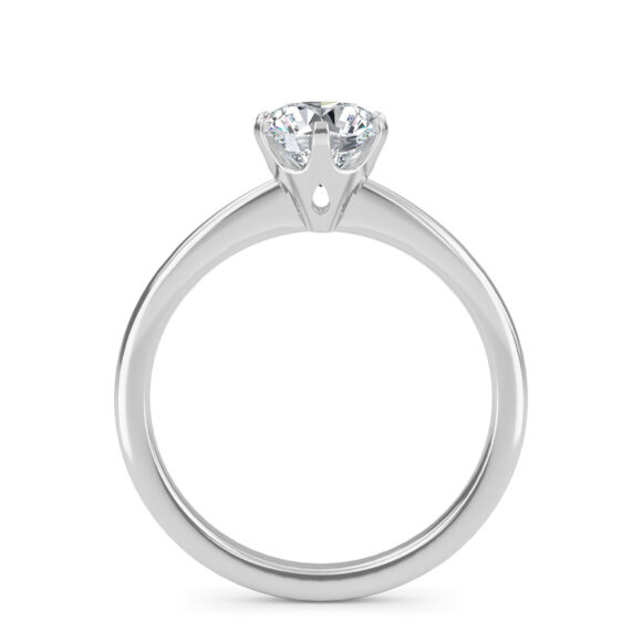 1 Carat Solitaire in White Gold - Image 2