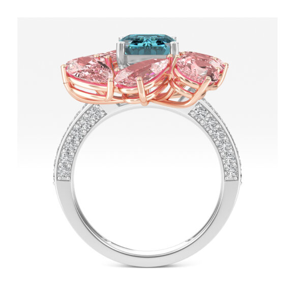 Blue Royale Emerald Ring - Image 2