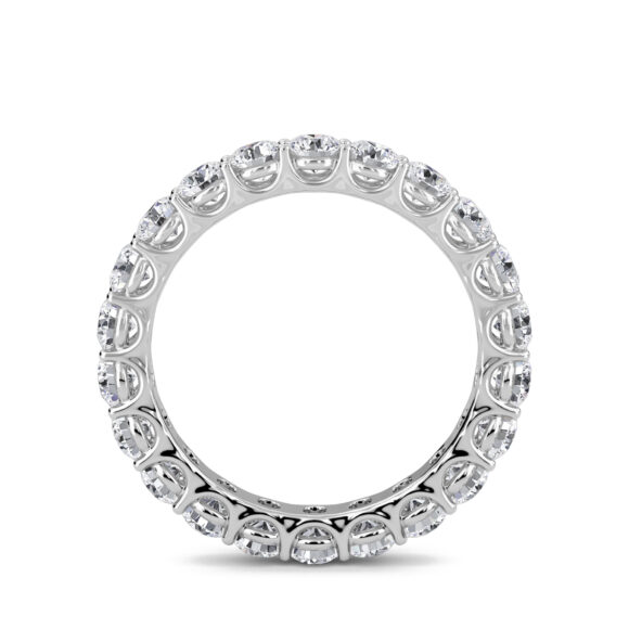 Diamond Band in White Gold - Image 3