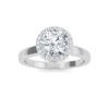 Classic Halo Solitaire Ring