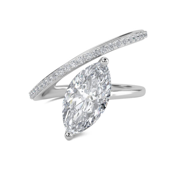2 Carat Marquise Ring - Image 2