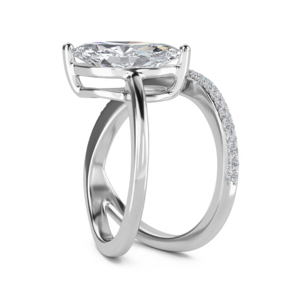 2 Carat Marquise Ring - Image 4
