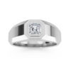 Asscher Diamond Ring