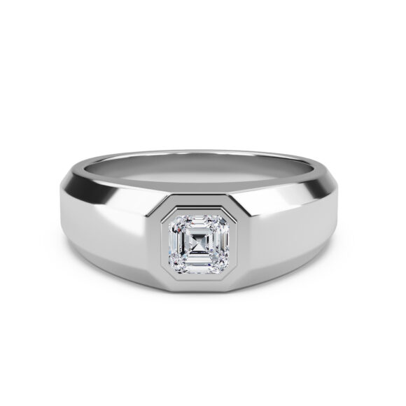 Asscher Diamond Ring - Image 2
