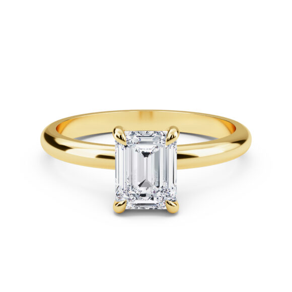 Golden Emerald Glow Ring - Image 2