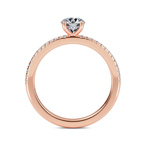 Classy Round Solitaire Ring - Image 3