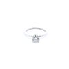 Solitaire in White Gold